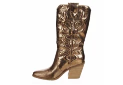 Michael By Michael Shannon Womens Faith Western Boot - Bronze 10 Michael By Michael Shannon Womens Faith Western Boot - Bronze -Fashion Shoe Store US 01 302798 03