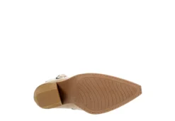 Michael By Michael Shannon Womens Dottie Western Boot - Beige -Fashion Shoe Store US 01 302820 06