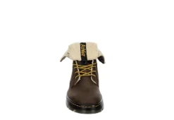 Dr. Martens Dr.martens Womens Combs Fold Down Boot - Dark Brown -Fashion Shoe Store US 01 302822 02