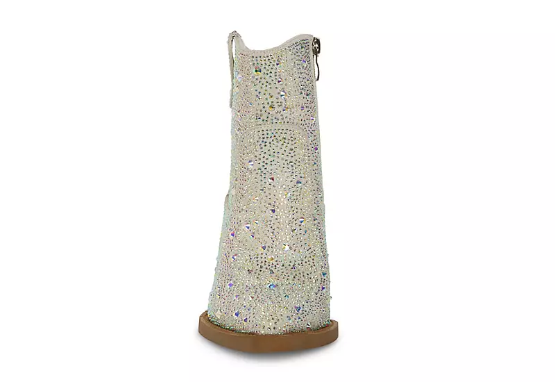 Madden Girl Womens Jolene Western Boot - White 3 Madden Girl Womens Jolene Western Boot - White - Image 3