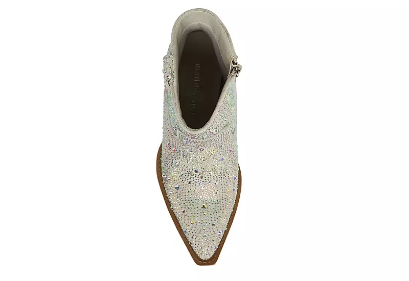 Madden Girl Womens Jolene Western Boot - White 5 Madden Girl Womens Jolene Western Boot - White - Image 5