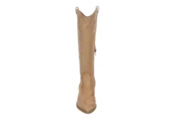 Dv By Dolce Vita Womens Kitschy Western Boot - Beige -Fashion Shoe Store US 01 302853 02