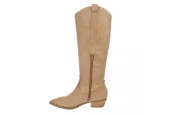 Dv By Dolce Vita Womens Kitschy Western Boot - Beige -Fashion Shoe Store US 01 302853 03