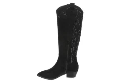 Dv By Dolce Vita Womens Kitschy Western Boot - Black -Fashion Shoe Store US 01 302854 03