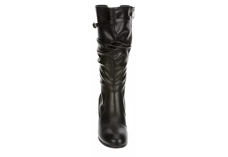 Lauren Blakwell Womens Johanna Wide Calf Wedge Boot - Black 3 Lauren Blakwell Womens Johanna Wide Calf Wedge Boot - Black - Image 3