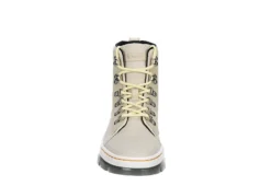 Dr. Martens Dr.martens Womens Combs Nylon Combat Boot - Beige -Fashion Shoe Store US 01 302896 02