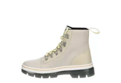Dr. Martens Dr.martens Womens Combs Nylon Combat Boot - Beige -Fashion Shoe Store US 01 302896 03