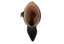 Journee Collection Womens Hartly Fringed Wide Calf Dress Boot - Black 12 Journee Collection Womens Hartly Fringed Wide Calf Dress Boot - Black -Fashion Shoe Store US 01 303177 05