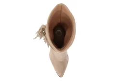 Journee Collection Womens Hartly Fringed Wide Calf Dress Boot - Taupe 12 Journee Collection Womens Hartly Fringed Wide Calf Dress Boot - Taupe -Fashion Shoe Store US 01 303178 05