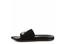 Adidas Mens Adilette Logo Slide Sandal - Black -Fashion Shoe Store US 01 331145 03