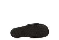 Adidas Mens Adilette Logo Slide Sandal - Black -Fashion Shoe Store US 01 331145 06