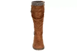 Xappeal Womens Chelsey Tall Boot - Brown -Fashion Shoe Store US 01 340005 02