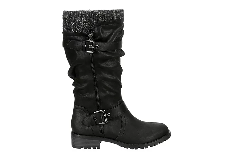 Xappeal Womens Chelsey Tall Boot - Black 2 Xappeal Womens Chelsey Tall Boot - Black - Image 2