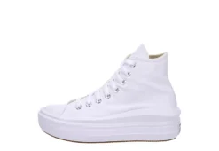 Converse Womens Chuck Taylor All Star Move High Top Sneaker - White -Fashion Shoe Store US 01 400794 03
