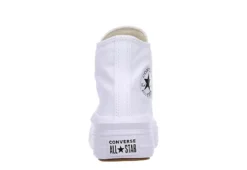 Converse Womens Chuck Taylor All Star Move High Top Sneaker - White -Fashion Shoe Store US 01 400794 04