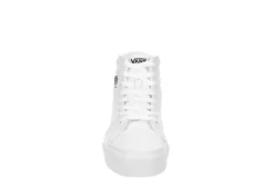 Vans Womens Filmore High Top Platform Sneaker - White -Fashion Shoe Store US 01 400983 02