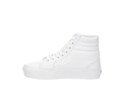 Vans Womens Filmore High Top Platform Sneaker - White -Fashion Shoe Store US 01 400983 03