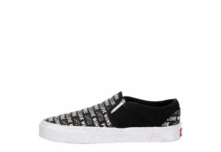 Vans Womens Asher Slip On Sneaker - Black -Fashion Shoe Store US 01 401192 03