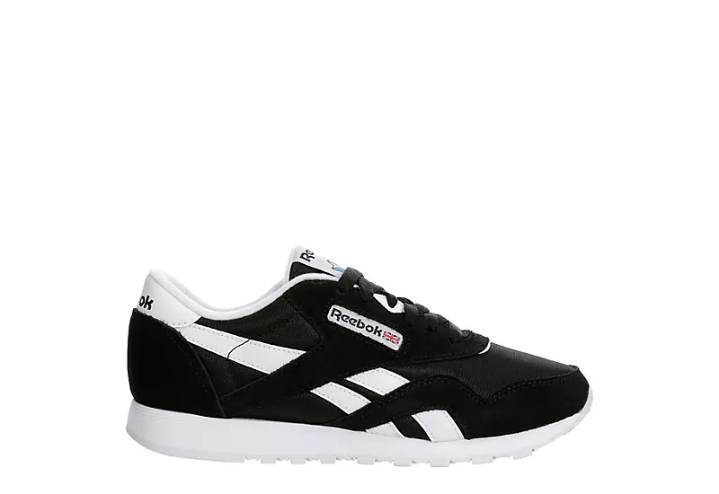 Reebok Womens Cl Nylon Sneaker - Black 2 Reebok Womens Cl Nylon Sneaker - Black - Image 2