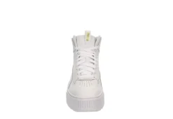 Puma Womens Karmen Rebelle Mid Sneaker - White -Fashion Shoe Store US 01 401295 02
