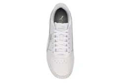 Puma Womens Carina 2.0 Sneaker - White 12 Puma Womens Carina 2.0 Sneaker - White -Fashion Shoe Store US 01 401301 05
