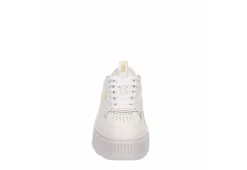 Puma Womens Karmen Rebelle Sneaker - White -Fashion Shoe Store US 01 401309 02