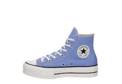Converse Womens Chuck Taylor All Star High Top Platform Sneaker - Light Blue -Fashion Shoe Store US 01 401339 03