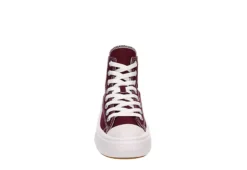 Converse Womens Chuck Taylor All Star Move High Top Sneaker - Burgundy -Fashion Shoe Store US 01 401341 02