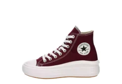 Converse Womens Chuck Taylor All Star Move High Top Sneaker - Burgundy -Fashion Shoe Store US 01 401341 03