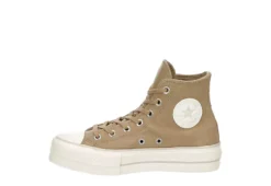 Converse Womens Chuck Taylor All Star High Top Platform Sneaker - Khaki -Fashion Shoe Store US 01 401482 03