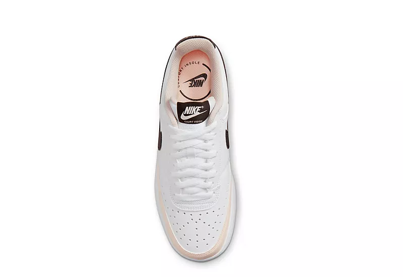Nike Womens Court Vision Low Next Nature Sneaker - White 5 Nike Womens Court Vision Low Next Nature Sneaker - White - Image 5