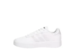 Adidas Womens Court Platform Sneaker - White -Fashion Shoe Store US 01 401586 03