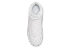 Nike Womens Court Vision Mid Sneaker - White 11 Nike Womens Court Vision Mid Sneaker - White -Fashion Shoe Store US 01 401631 04