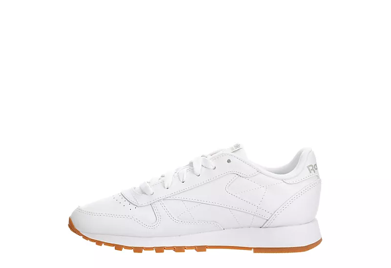 Reebok Womens Classic Leather Sneaker - White 4 Reebok Womens Classic Leather Sneaker - White - Image 4