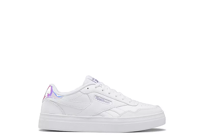 Reebok Womens Court Advance Bold Sneaker - White 2 Reebok Womens Court Advance Bold Sneaker - White - Image 2