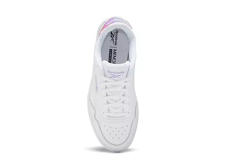 Reebok Womens Court Advance Bold Sneaker - White 4 Reebok Womens Court Advance Bold Sneaker - White - Image 4