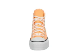 Converse Womens Chuck Taylor All Star High Top Platform Sneaker - Orange -Fashion Shoe Store US 01 401714 02