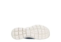 Skechers Womens Summits Slip-ins Running Shoe - Navy -Fashion Shoe Store US 01 401745 06