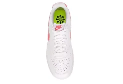 Nike Womens Court Vision Low Sneaker - White -Fashion Shoe Store US 01 401816 05