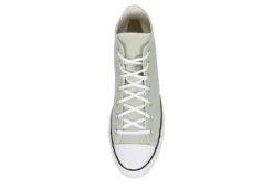 Converse Womens Chuck Taylor All Star High Top Platform Sneaker - Pale Green -Fashion Shoe Store US 01 401834 05