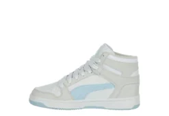 Puma Womens Rebound Lay Up Sneaker - White -Fashion Shoe Store US 01 401839 03