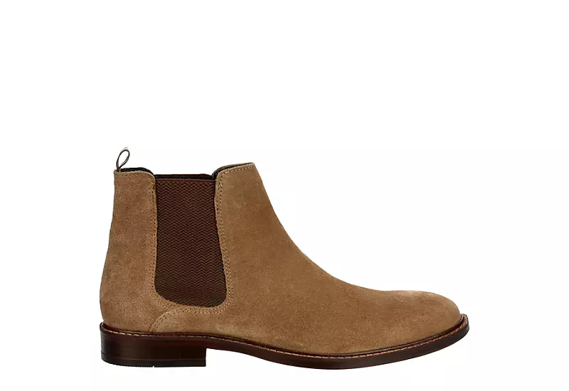 Franco Fortini Mens Glory Chelsea Boot - Taupe 2 Franco Fortini Mens Glory Chelsea Boot - Taupe - Image 2