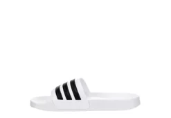 Adidas Mens Adilette Shower Slide Sandal - White 10 Adidas Mens Adilette Shower Slide Sandal - White -Fashion Shoe Store US 01 501458 03