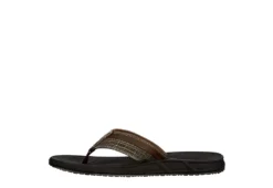 Day Five Mens Board Walk Flip Flop Sandal - Brown -Fashion Shoe Store US 01 501730 03