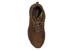 Skechers Mens Respected-boswell Lace-up Boot - Brown -Fashion Shoe Store US 01 501926 03