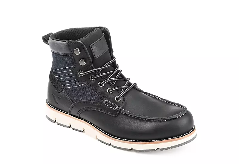 Territory Mens Macktwo Lace-up Boot - Black 1 Territory Mens Macktwo Lace-up Boot - Black