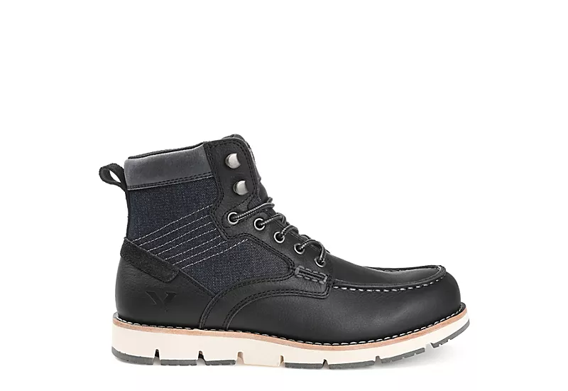 Territory Mens Macktwo Lace-up Boot - Black 2 Territory Mens Macktwo Lace-up Boot - Black - Image 2