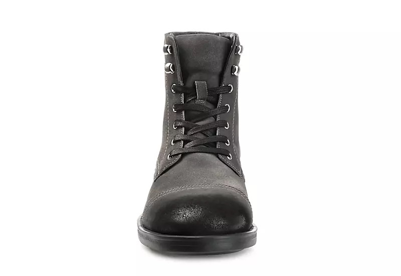 Thomas & Vine Mens Darko Lace-up Boot - Grey 3 Thomas & Vine Mens Darko Lace-up Boot - Grey - Image 3