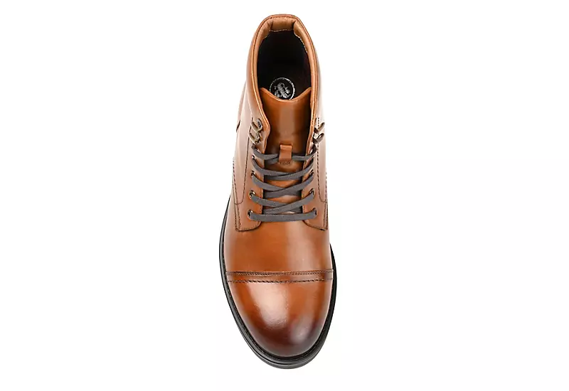 Thomas & Vine Mens Darko Lace-up Boot - Cognac 6 Thomas & Vine Mens Darko Lace-up Boot - Cognac - Image 6