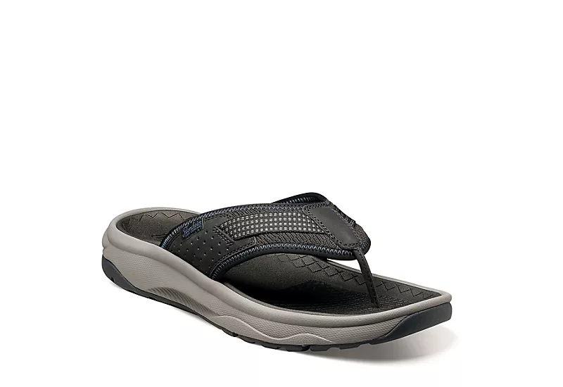 Florsheim Mens Tread Lite Flip Flop Sandal - Black 1 Florsheim Mens Tread Lite Flip Flop Sandal - Black